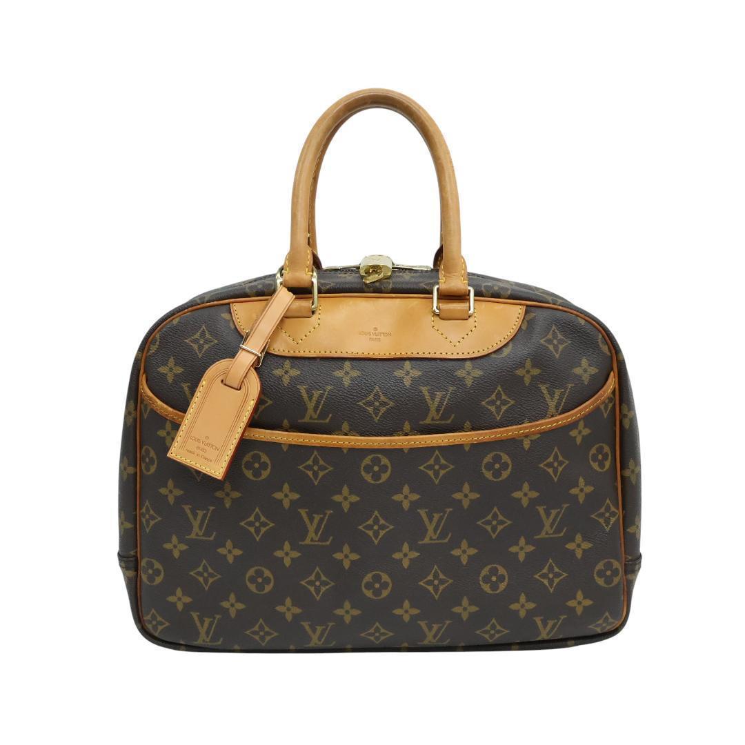 美品 ルイヴィトン ドーヴィル モノグラム ハンドバッグ M47270 鍵 タグ