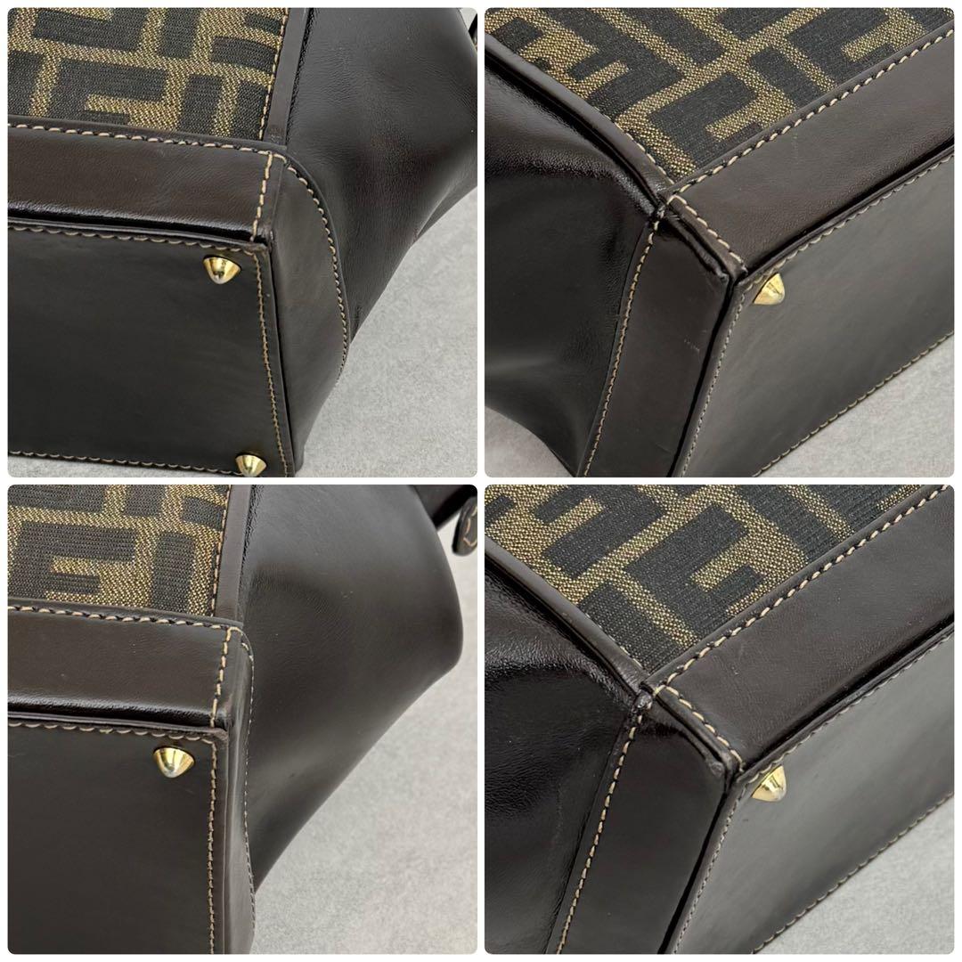 FENDI ハンドバッグ ショルダーバッグ 2way ズッカ柄 ヴィンテージ