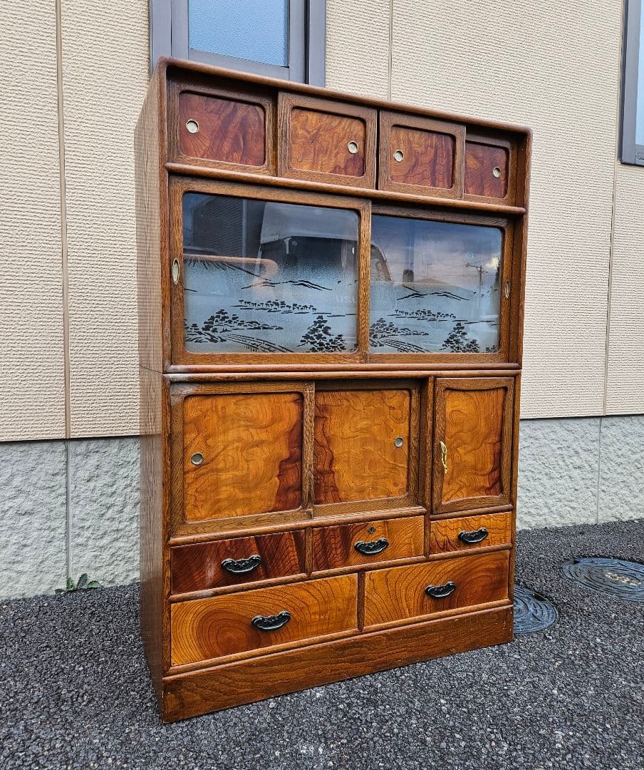 茶箪笥アンティーク水屋箪笥