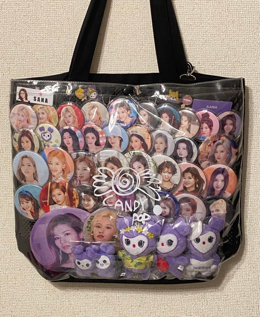 れん様専用】TWICE サナ 痛バ 缶バッジ トートバッグ セット