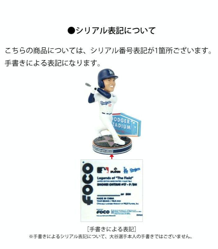 ドジャース 大谷翔平フィギュア　新品　ドジャーススタジアム　限定品　ボブルヘッド