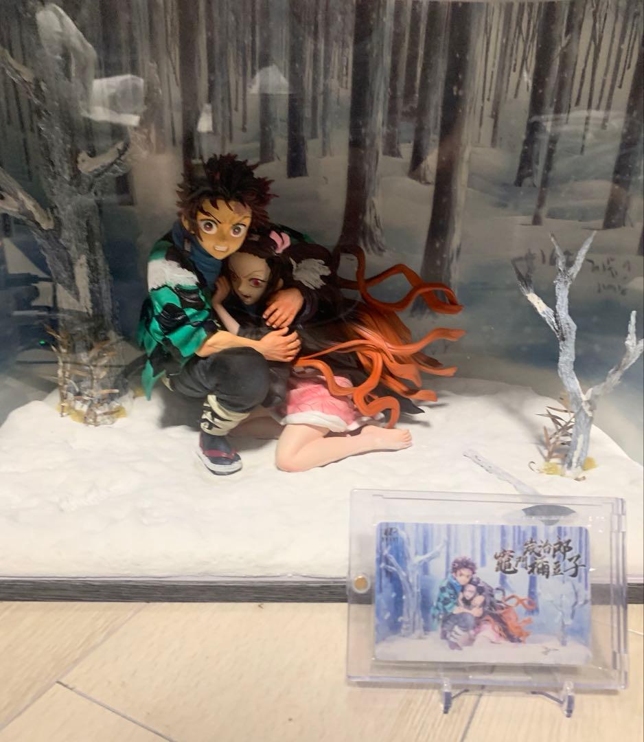 鬼滅の刃 竈門炭治郎 竈門禰豆子 フィギュア　ガレージキット 塗装済み完成品