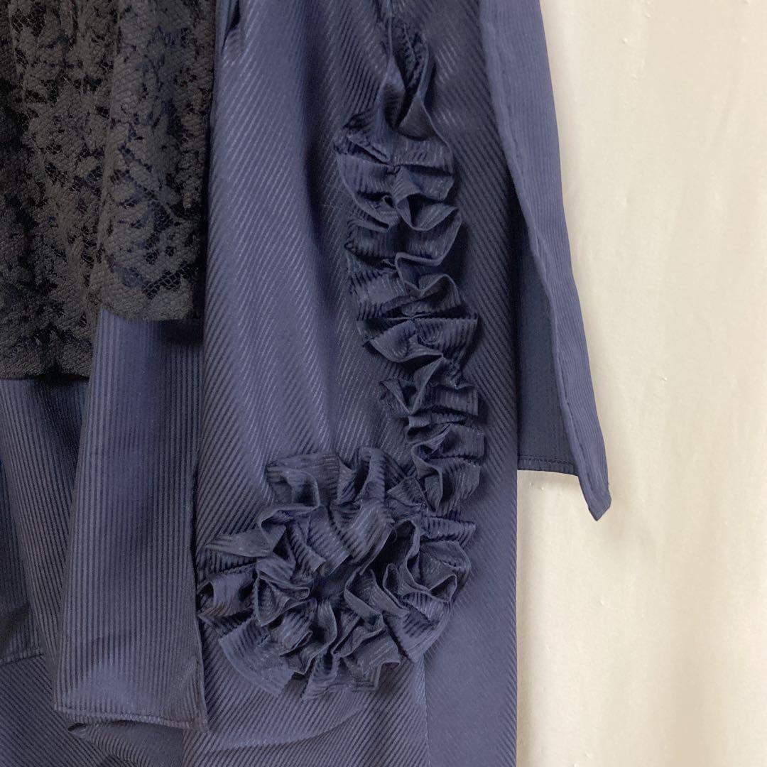 『お客』変形デザイン☆サルエルパンツ　アズノウアズ　デニムリメイクスカート