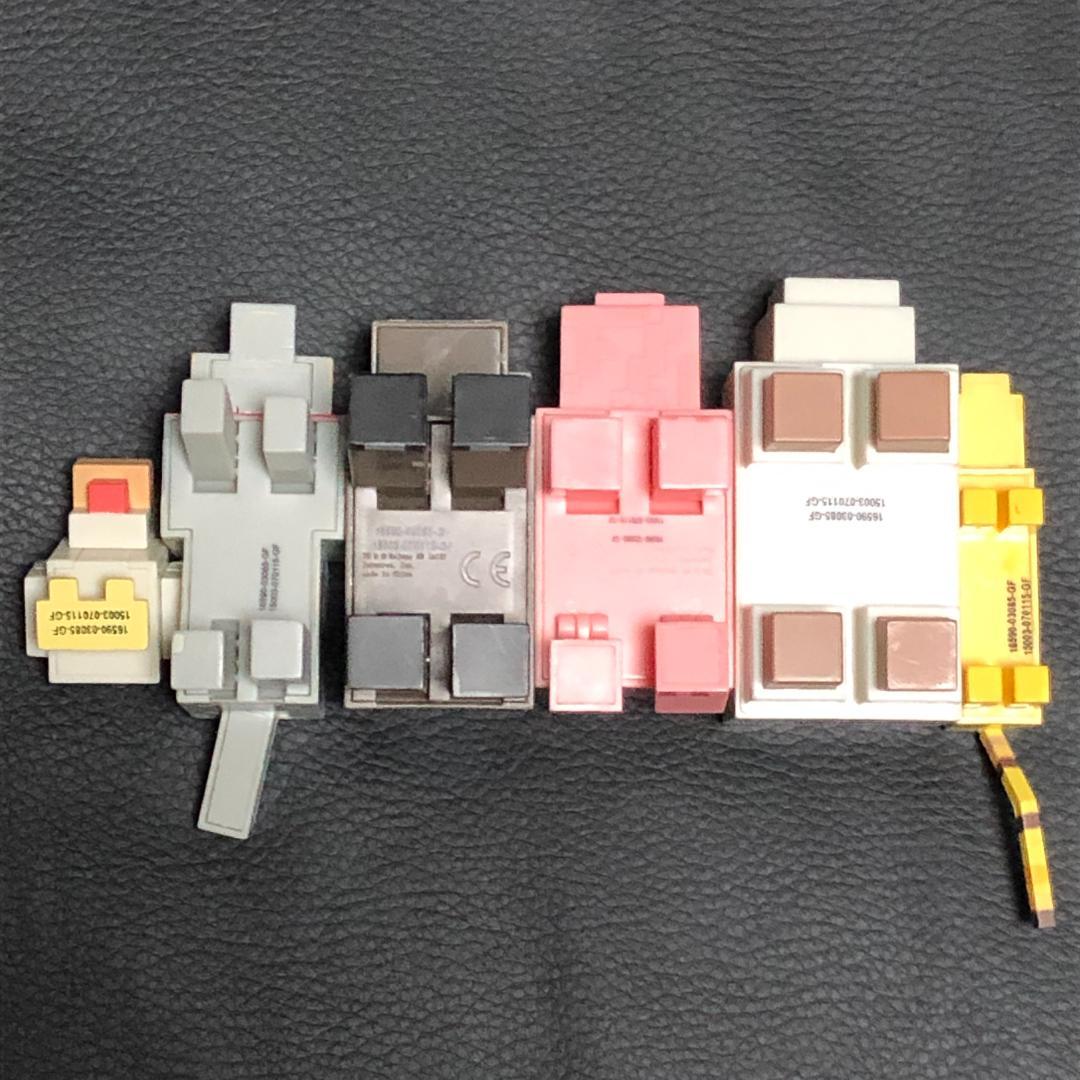 【廃盤品】Minecraft アクションフィギュア アニマル6パックセット