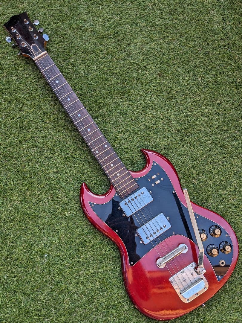 LAガンズ ギター ベース バックパネル サイン 2枚セット