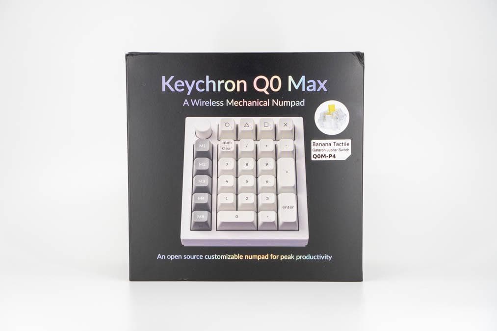 Keychron Q0 Max バナナ軸 ワイヤレスメカニカルテンキー - キーボード