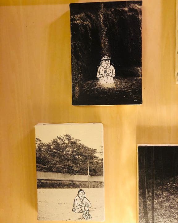 本物 ESOW 原画 2点 SET --- 代官山 TSUTAYA展示作品 ESOW 原画 2点