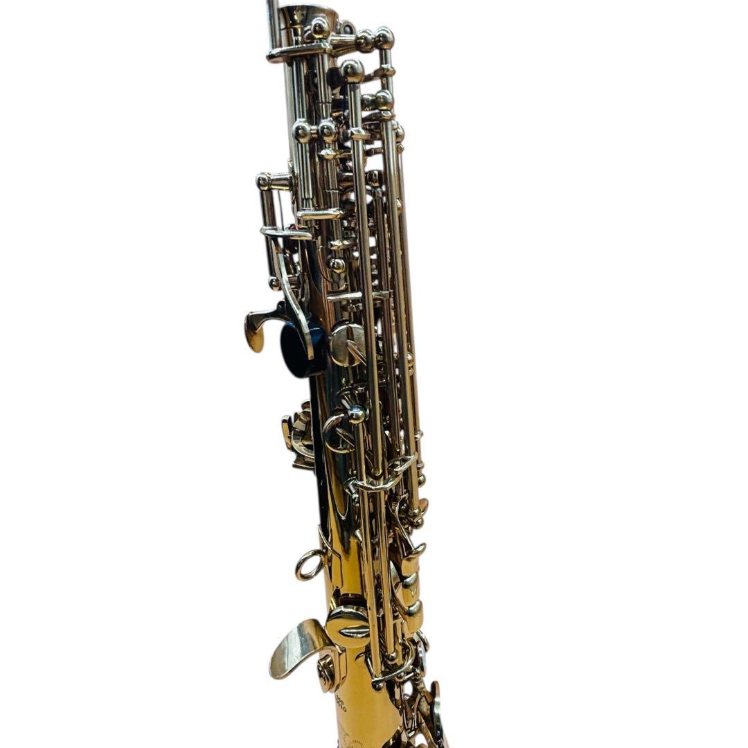 ソプラノサックス SP-650 Jマイケル 彫刻 ゴールド ケース付き J