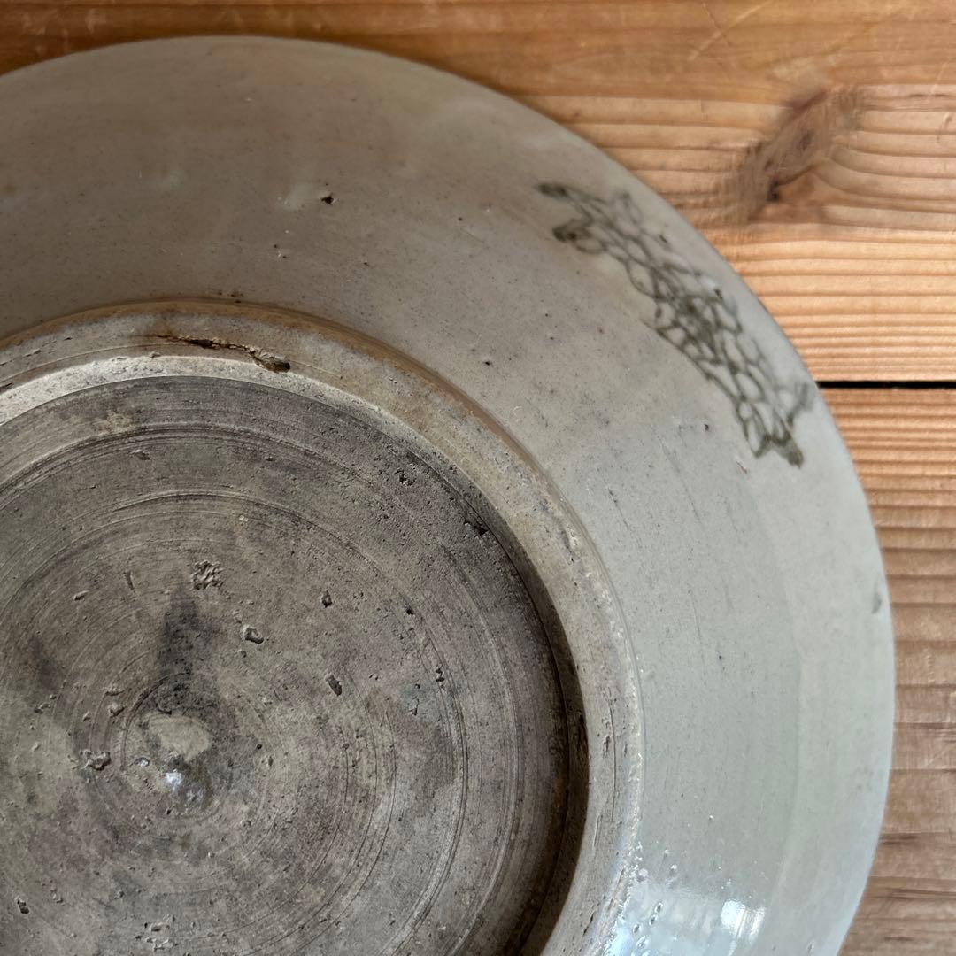 中国南方民窯 印判 8寸（24.5㎝）民藝 安南