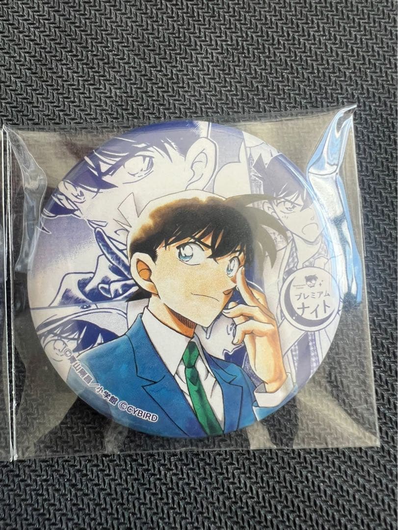 名探偵コナン 缶バッジ プレミアムナイト 毛利蘭 工藤新一