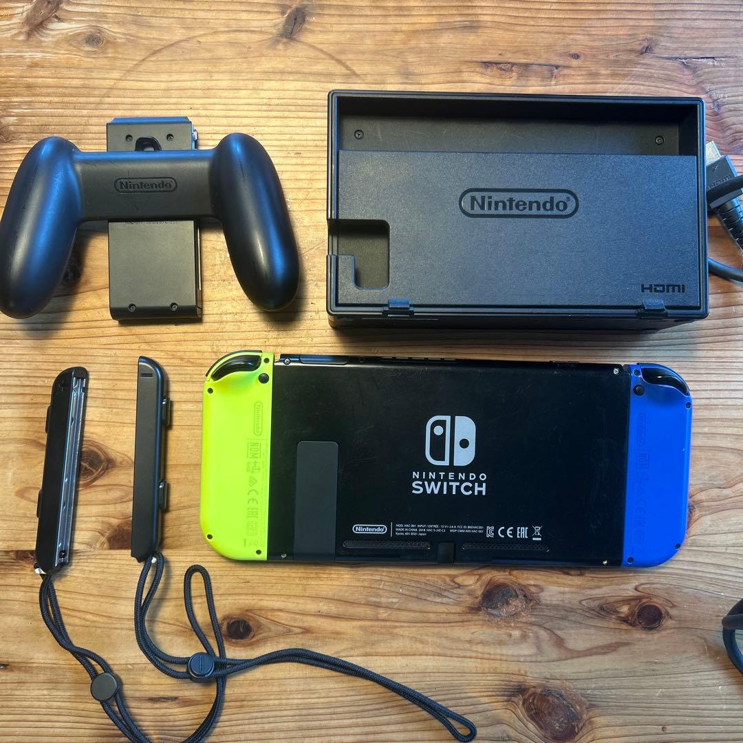 Nintendo Switch ネオンイエロー/ブルー 本体　その他付属品