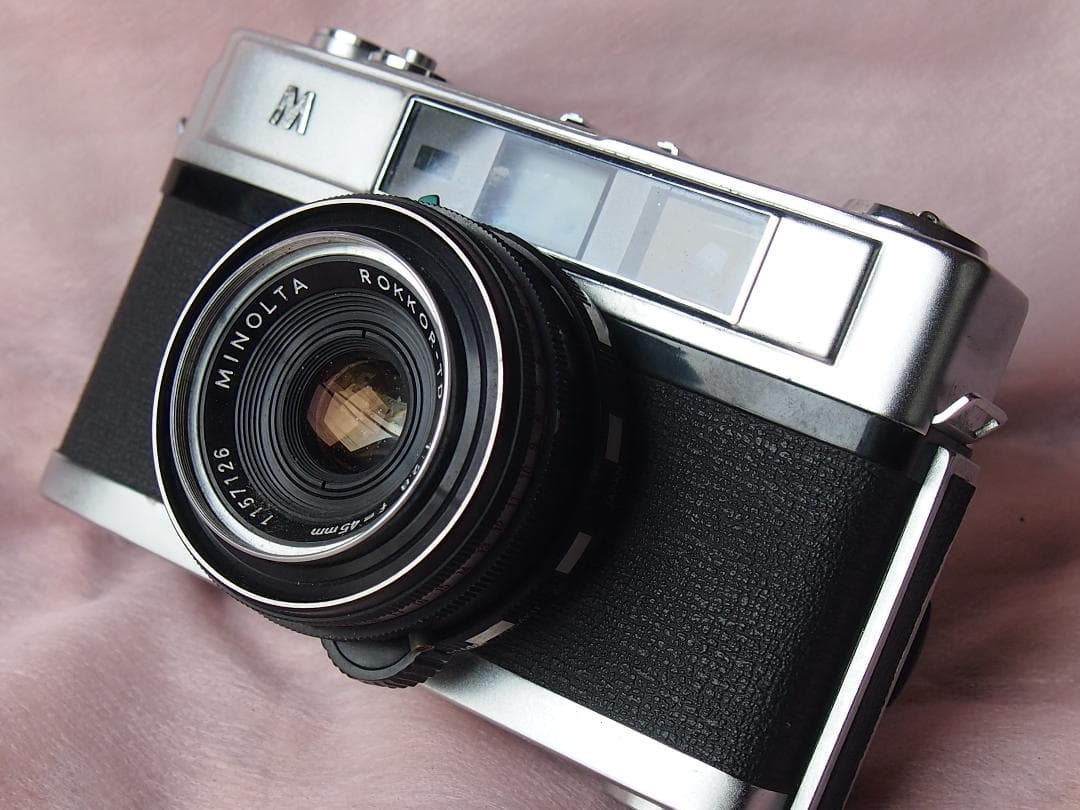 試写済：MINOLTA A5美品】ミノルタA5ロッコールPF45mmF2フル