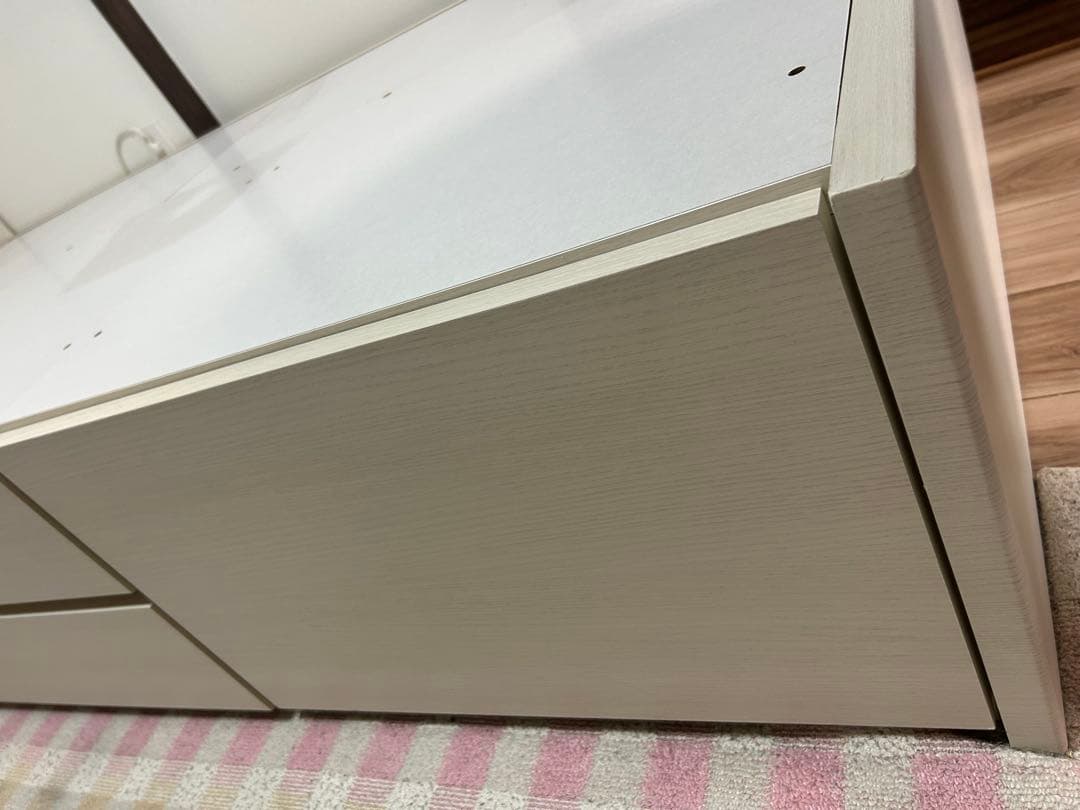 ニトリ シングル チェストタイプ ベッドフレーム 引き出し4杯 収納付きベッド