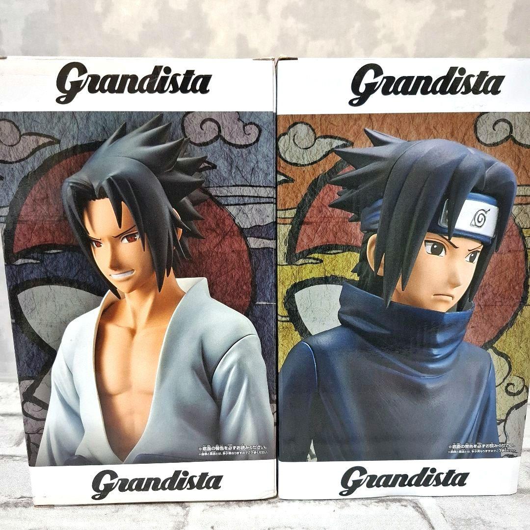 ナルト疾風伝 グランディスタ うちはサスケ フィギュア2点セット 未開封