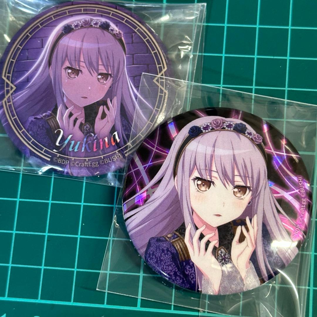 バンドリ 湊友希那 Roselia「Farbe」 缶バッジ 通常 ホロ - メルカリ