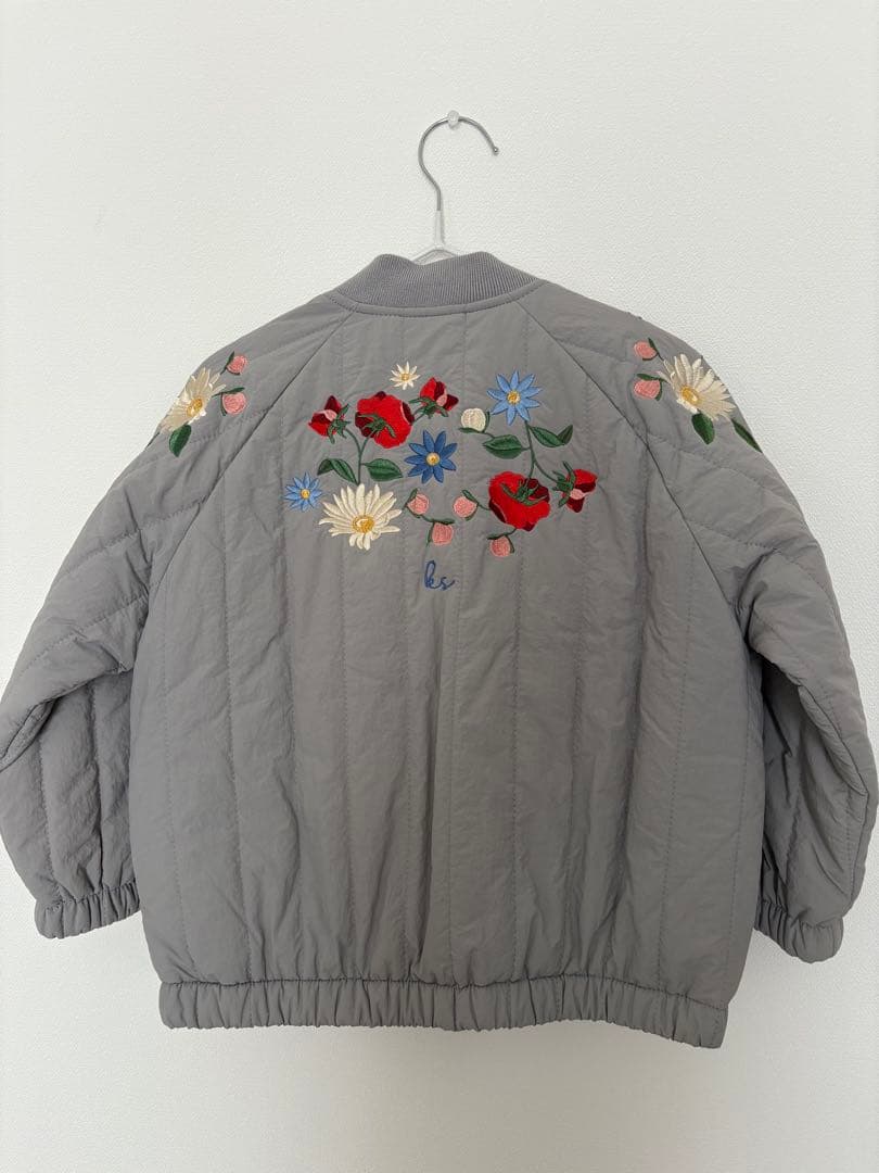 konges sloejd 花柄刺繍ジャケット 3Y