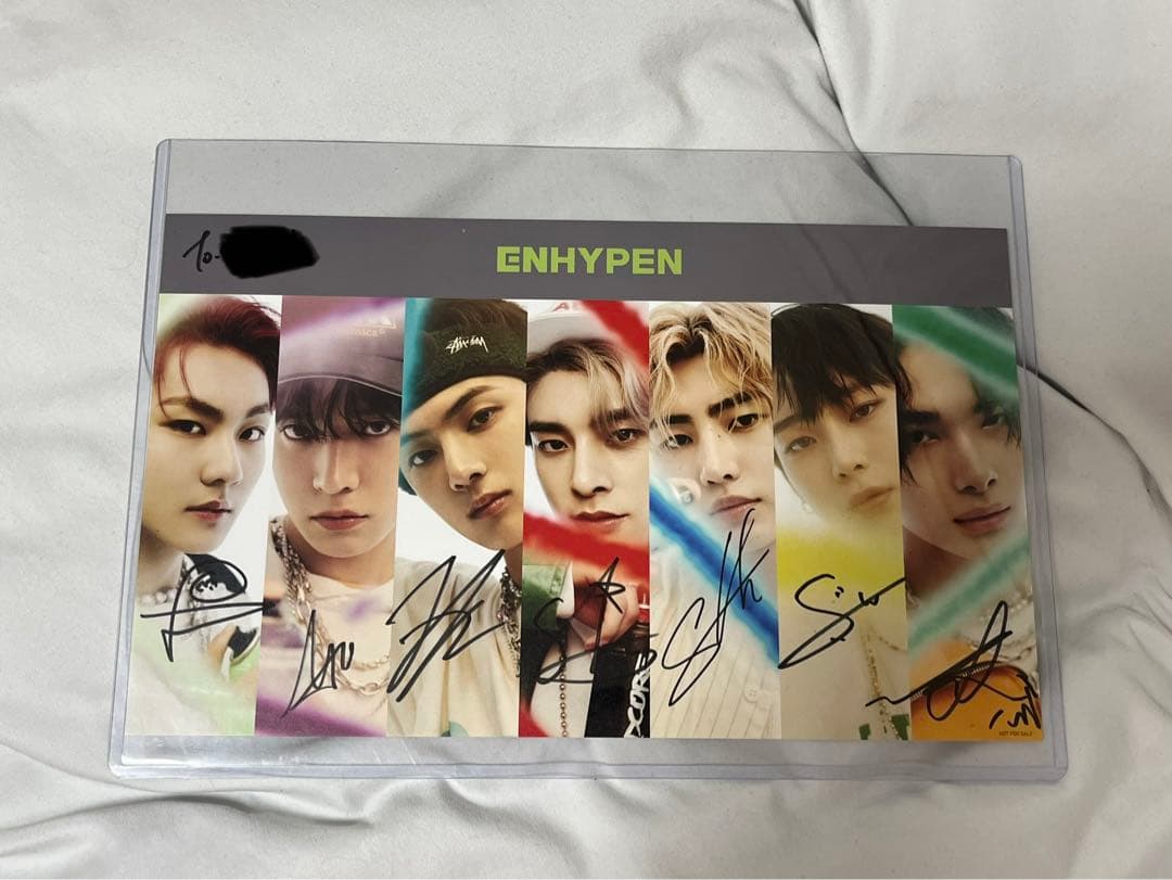 enhypen 全員サイン会 定め 直筆サイン ミーグリ アルバム トレカ