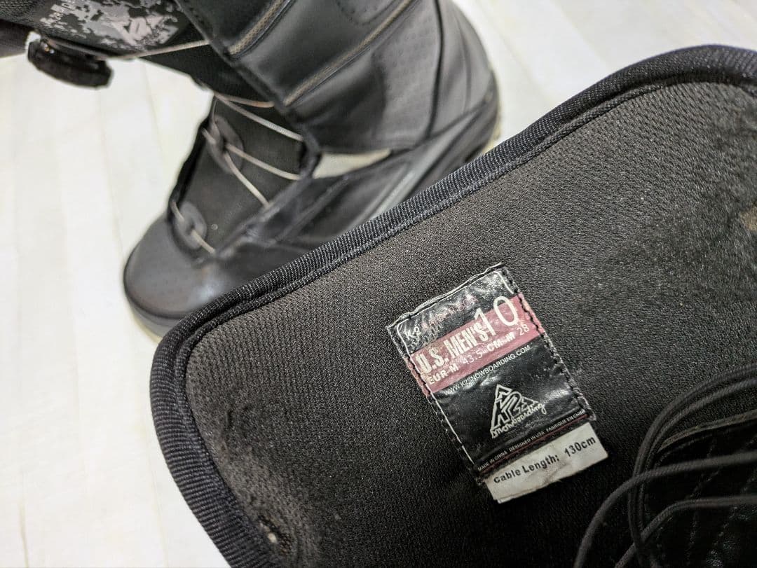 K2 スノーボードブーツ RAIDER BOAシステム 黒