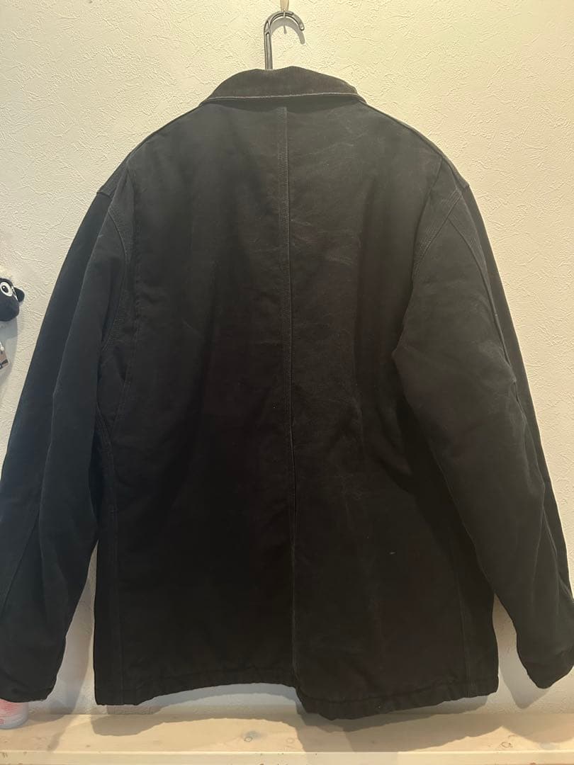 Carhartt ブラックジャケット　ダブルジップ