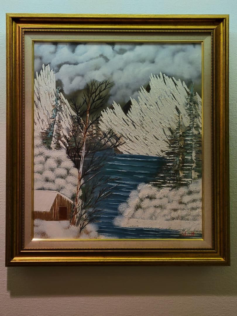 絵画 Winter Mountain