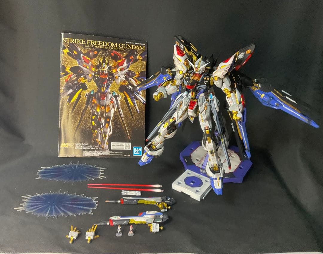 mgex ストライクフリーダム　全塗装　完成品