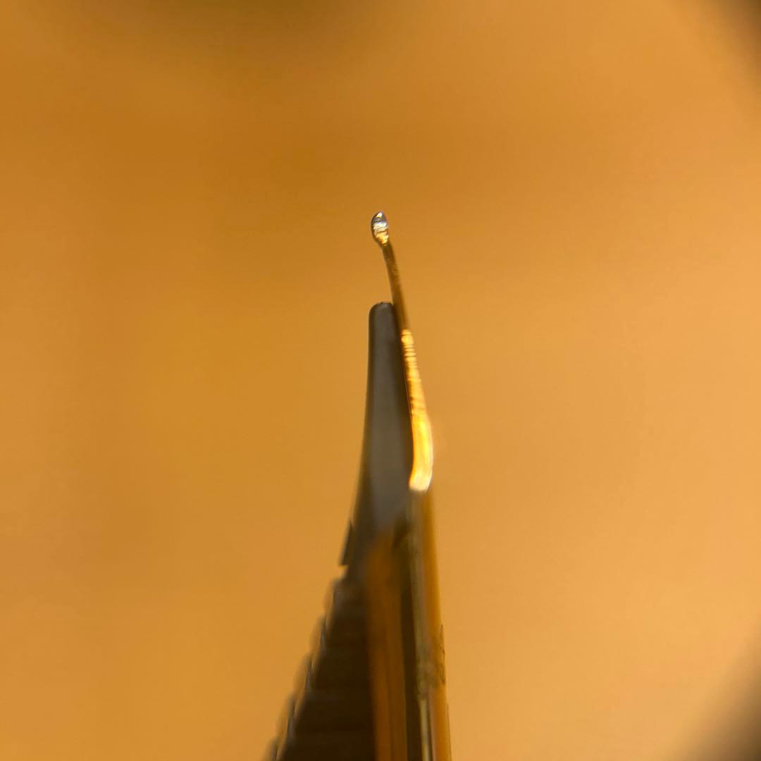 プラチナ万年筆　ギャザード　細軟　SF 14k 珍品