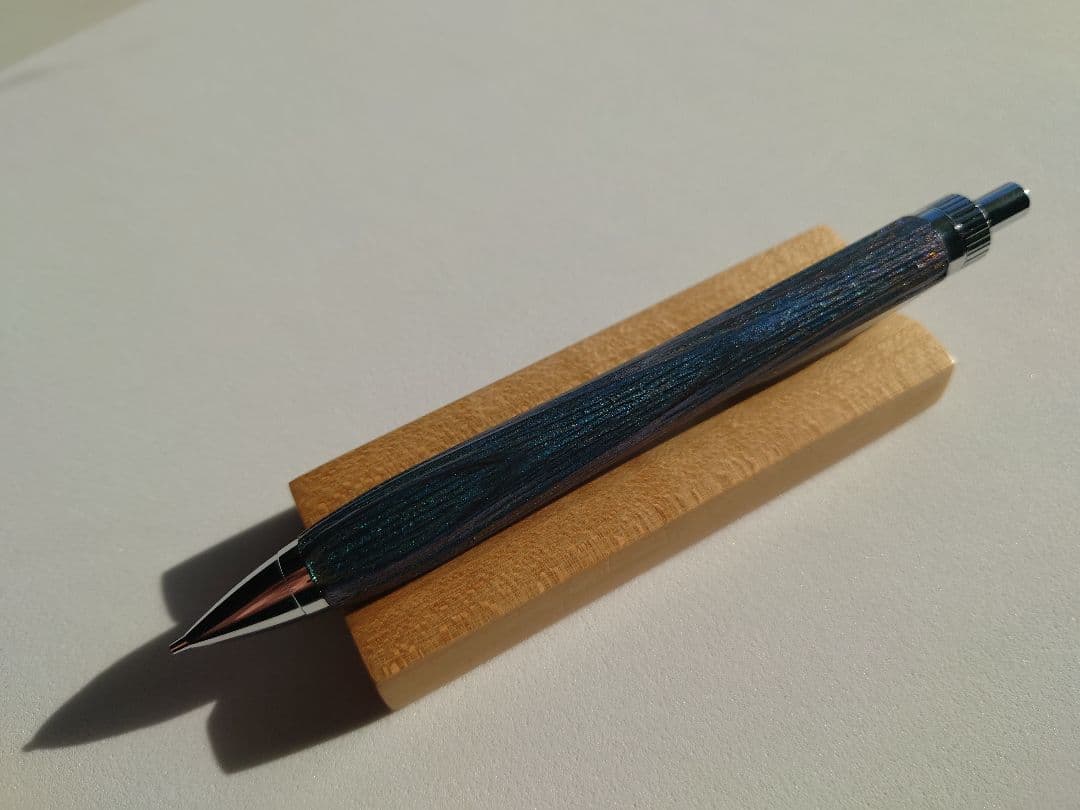 杉 シャープペンシル 浮造り 新うるし 変わり漆 拭き漆 加藤金属KATO202