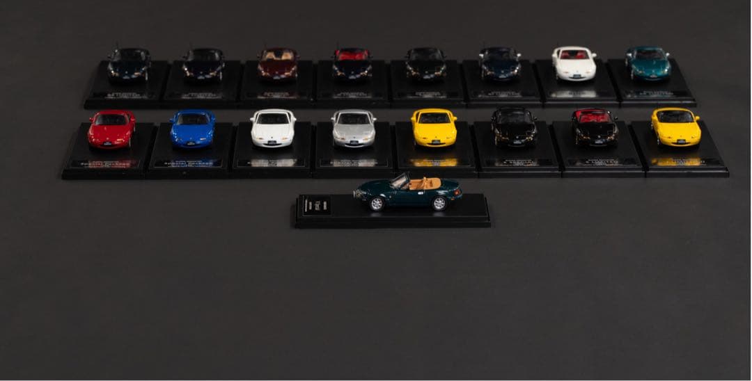 EUNOS ROADSTER MODEL CAR SET 1/43 17台セット