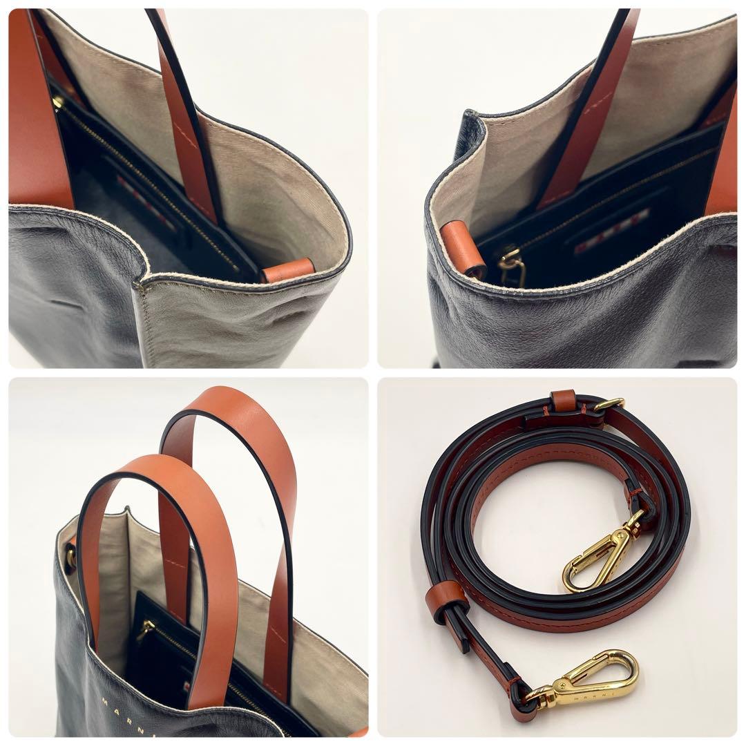 【極美品】MARNI ミュゼオ ハンドバッグ2way ショルダー マルチカラー