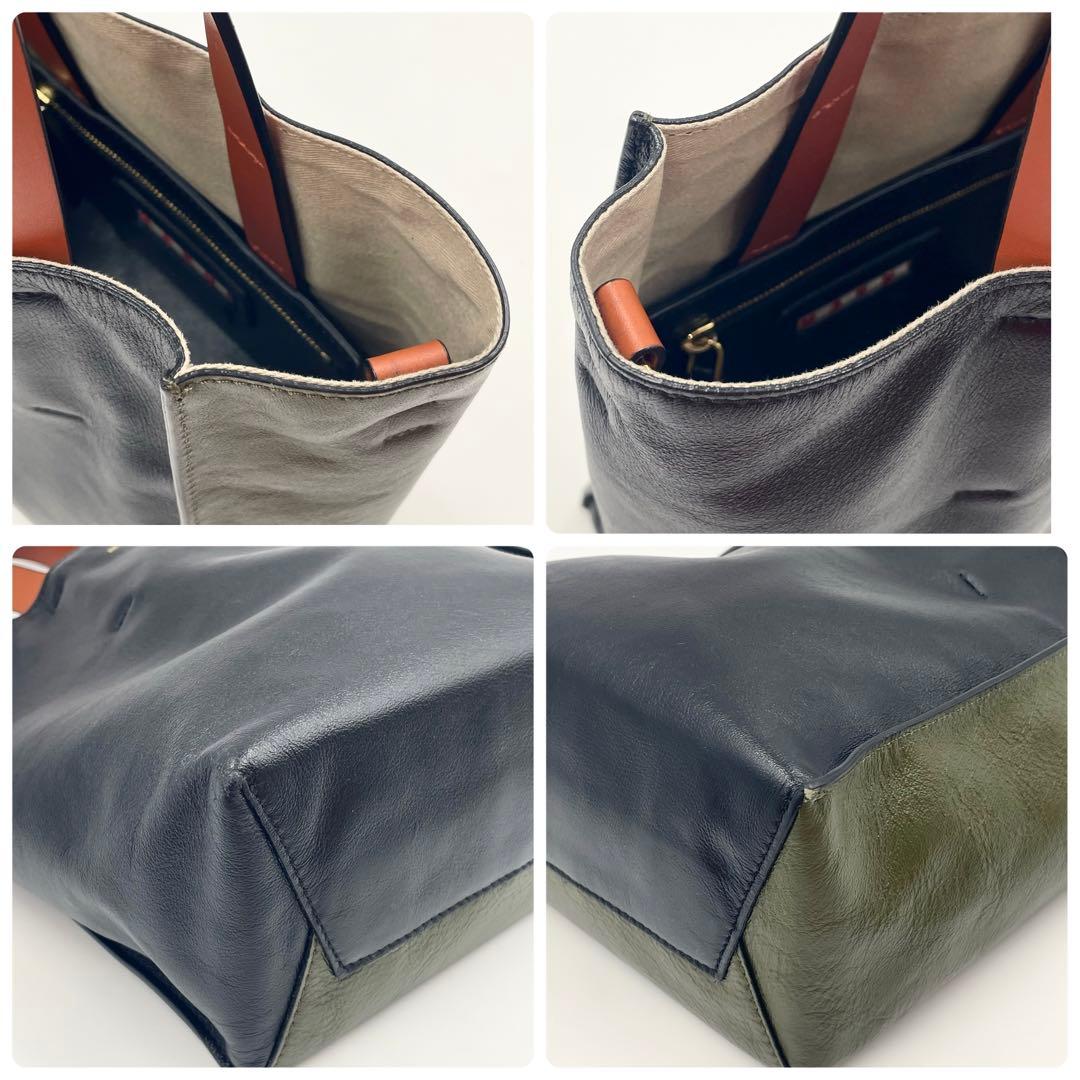 【極美品】MARNI ミュゼオ ハンドバッグ2way ショルダー マルチカラー