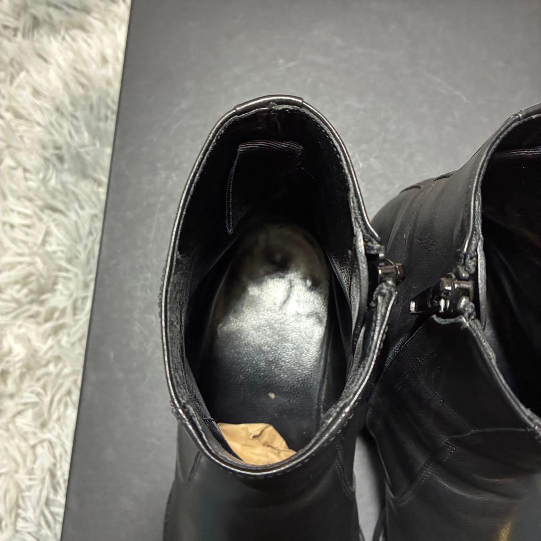 【良品】SAINT LAURENT PARIS 本革 サイドジップ 41