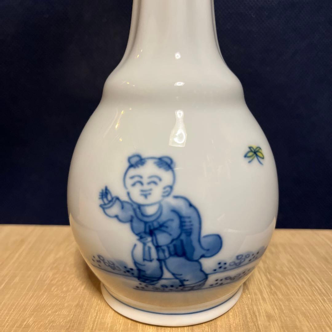 一輪差し／平戸三川内焼／洸祥作／遊遊唐子