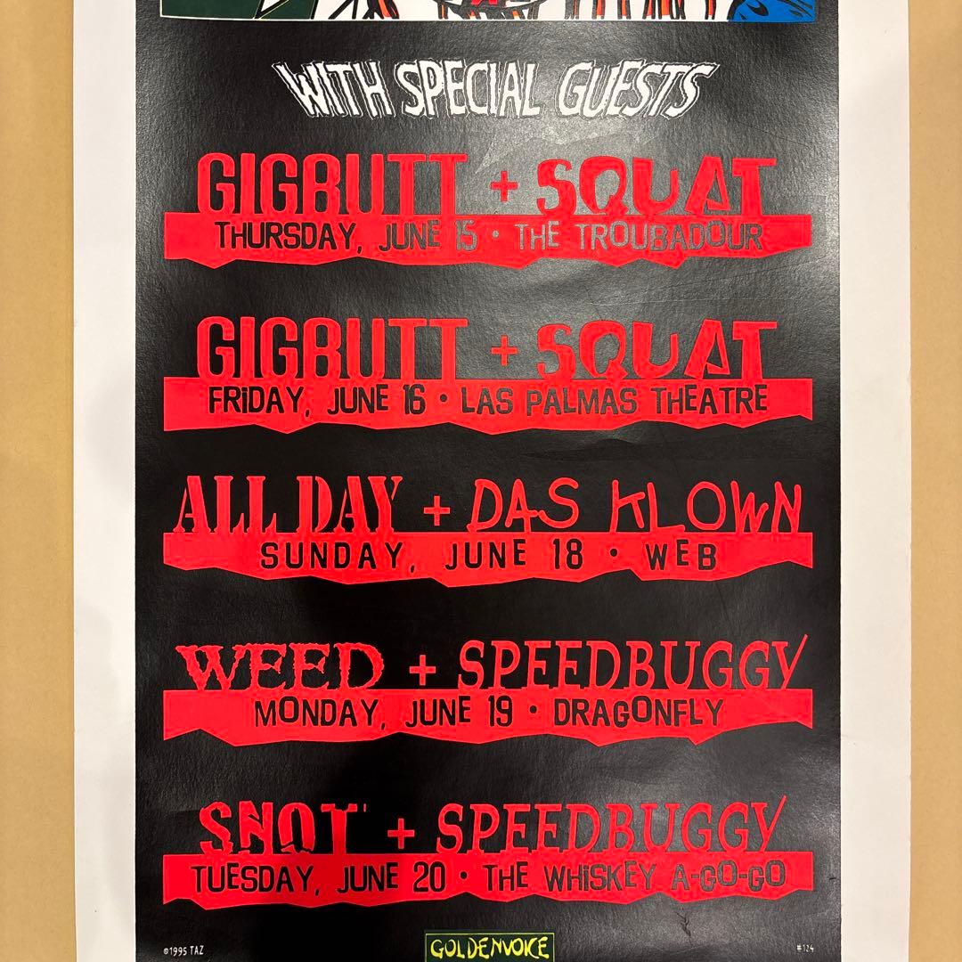 TAZ NOFX シルクスクリーンポスター　AKIRA