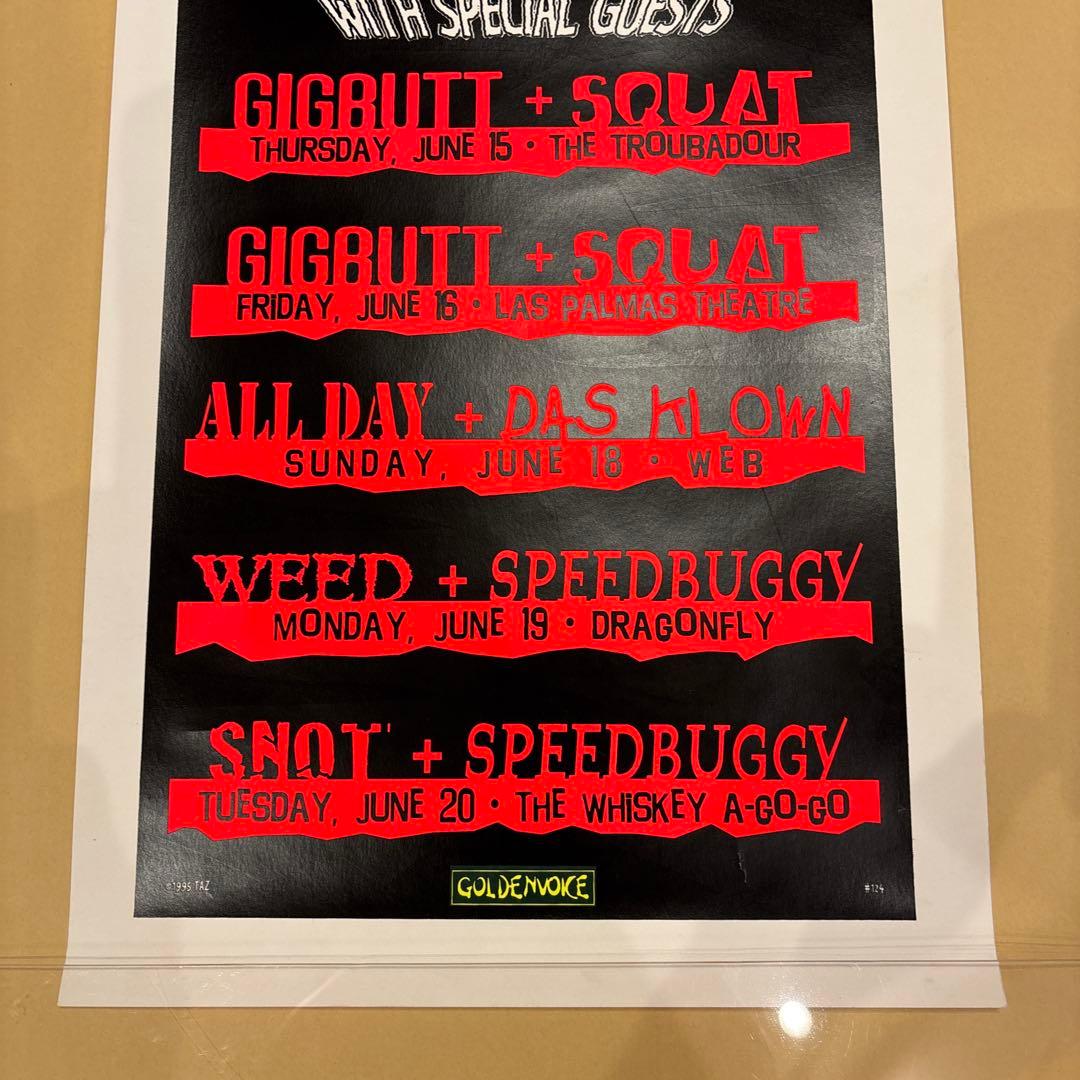 TAZ NOFX シルクスクリーンポスター　AKIRA