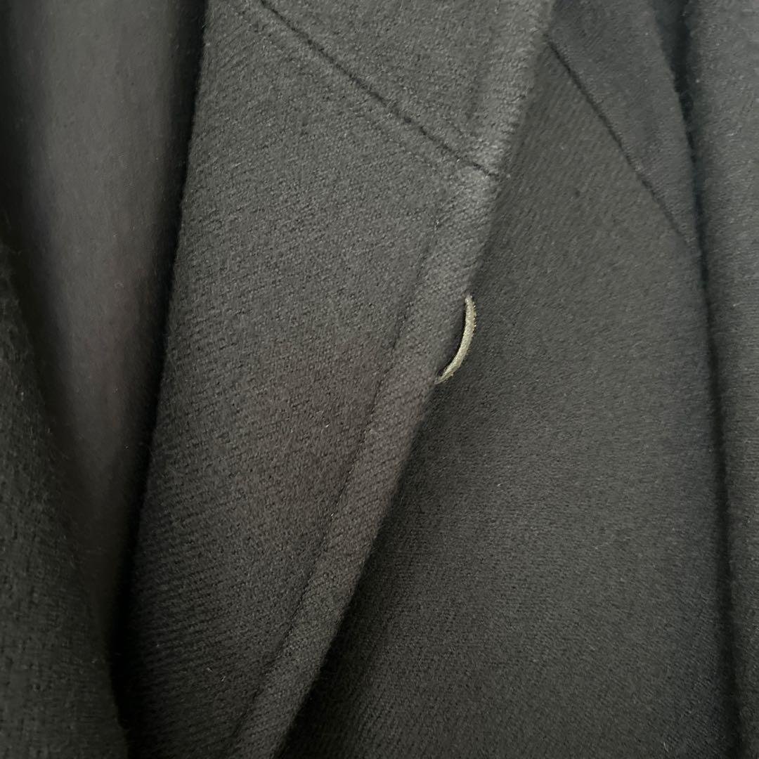 COMOLI 18AWウールショールカラーコートSIZE1