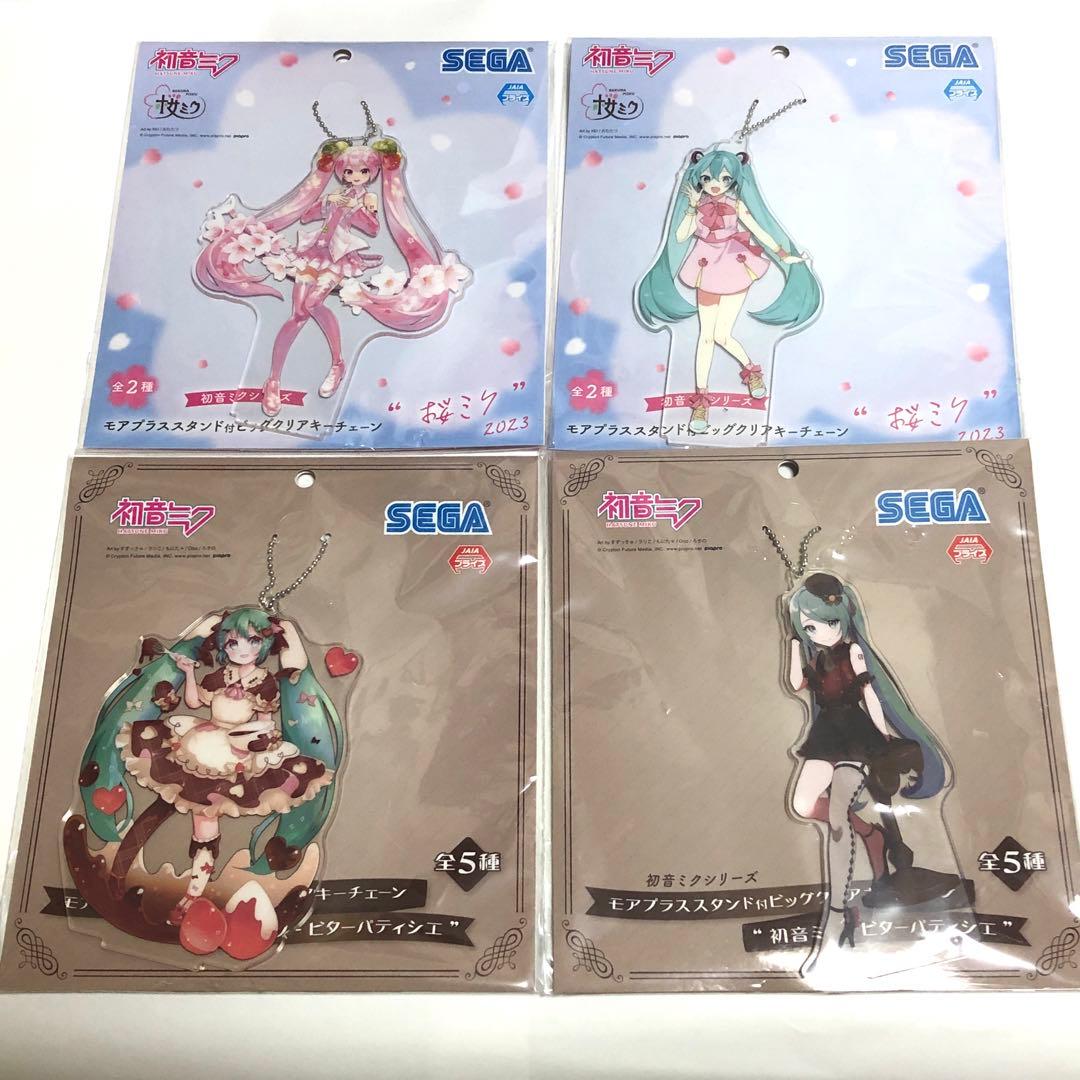 新品未開封　初音ミク　フィギュア　アクスタ　セット　桜ミク　鏡音リン　シリーズ