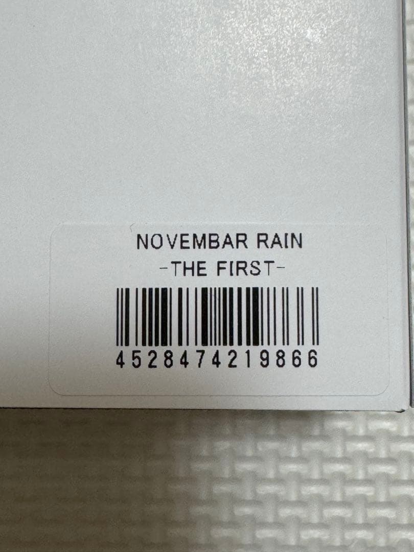 NOVEMBER RAIN-THE FIRST 新品未使用 送料無料