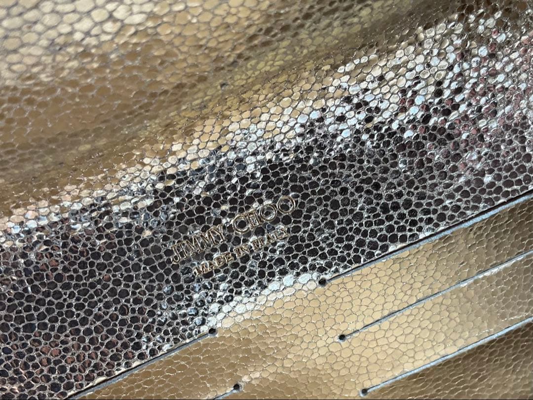 JIMMY CHOO シルバー クラッチバッグ