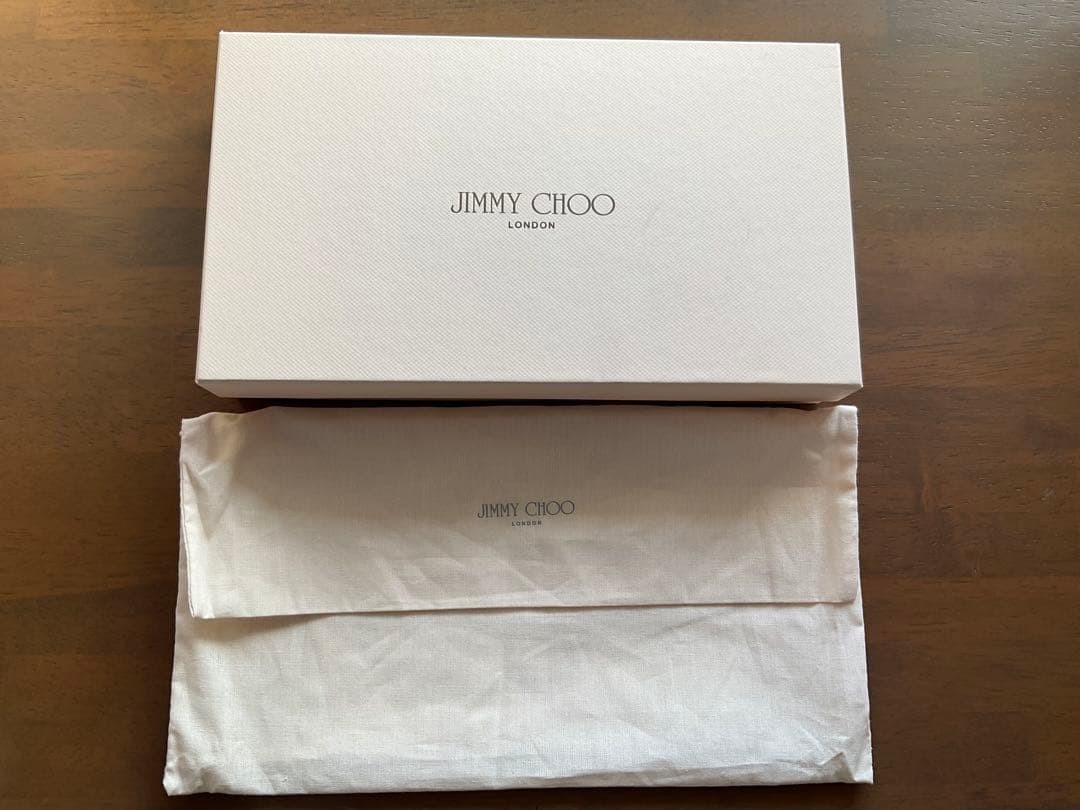 JIMMY CHOO シルバー クラッチバッグ