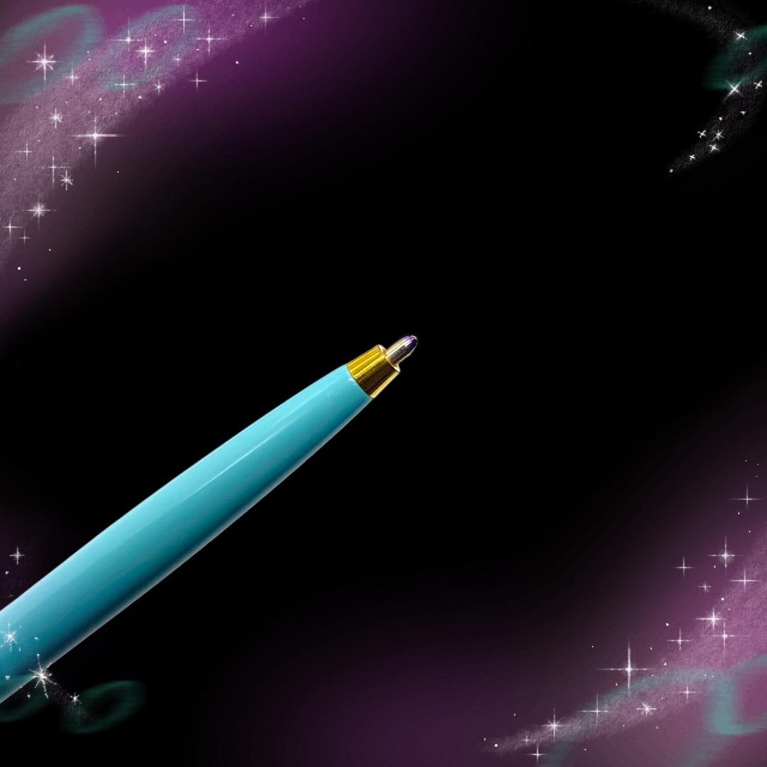 《美品》 ティファニー スリムボールペン ツイスト式 ティファニーカラー