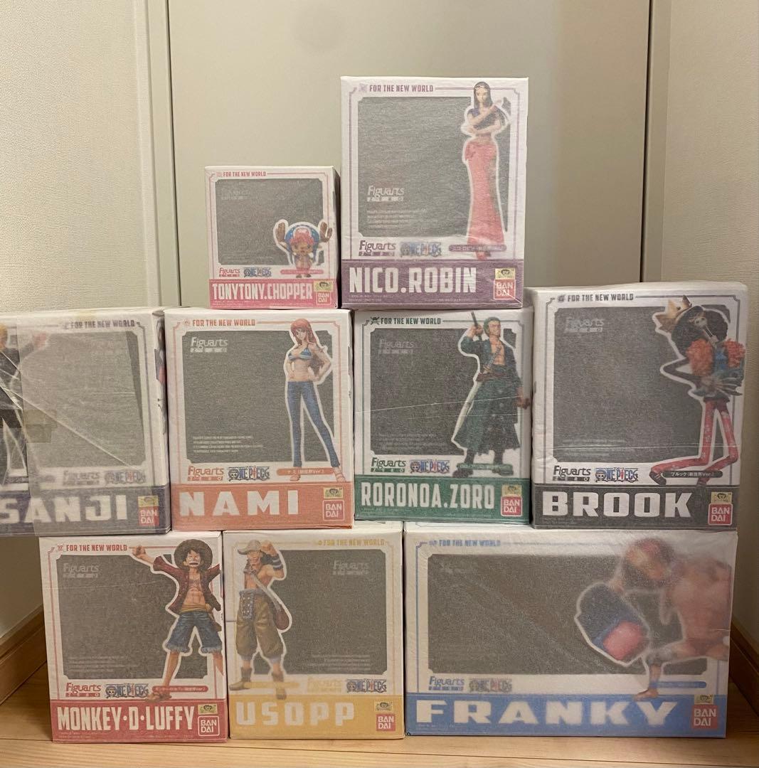 ワンピース フィギュアーツZERO 麦わらの一味セット　500個限定台座付き