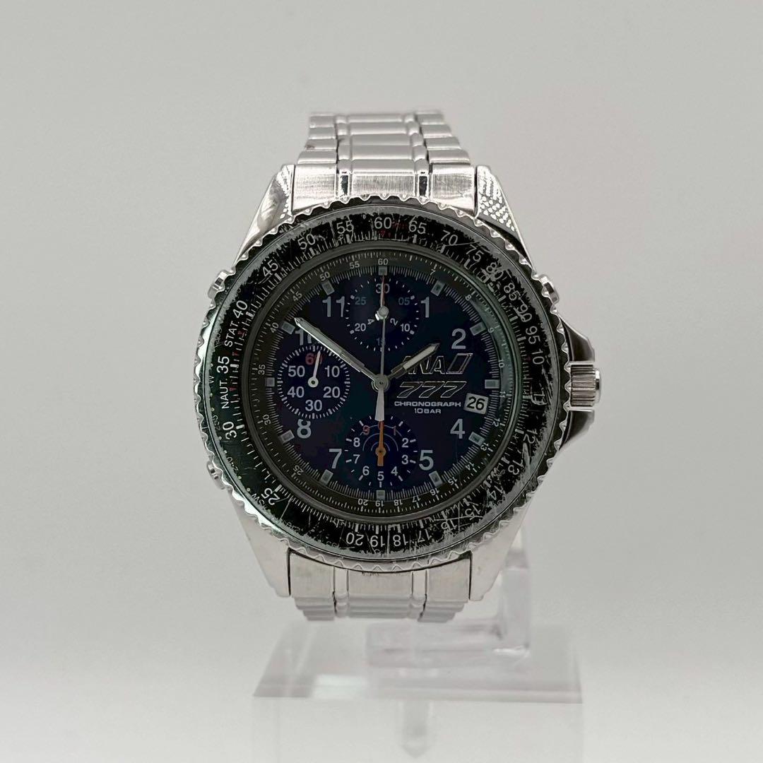 稼働✨ SEIKO ANA ボーイング777 30周年記念 クロノグラフ デイト