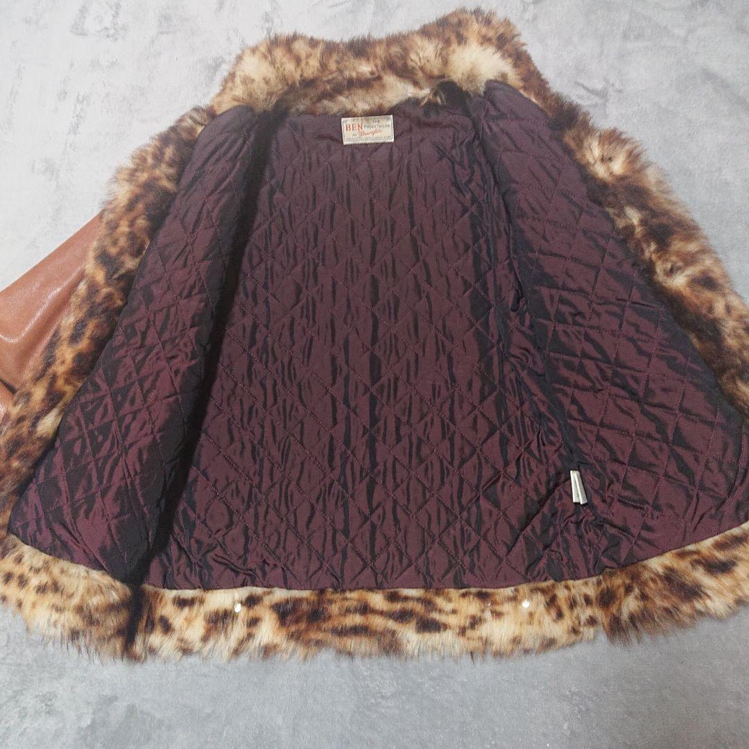 美品 メンズビギ 革ジャケット