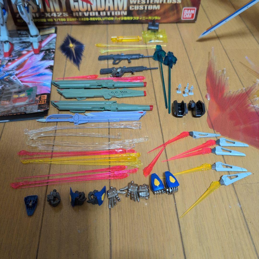 MGデスティニーガンダムハイネ専用機ミキシング＋デスティニーガンダムジャンク