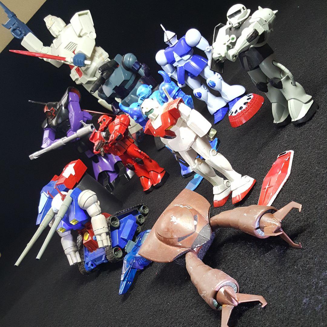 【ガンプラ】激レア　初代出版　40年以上前10体　ジャンク品　昭和レトロ　当時物 ガンプラ】激レア 初代出版 40年以上前10体 ジャンク品 昭和レトロ 当時