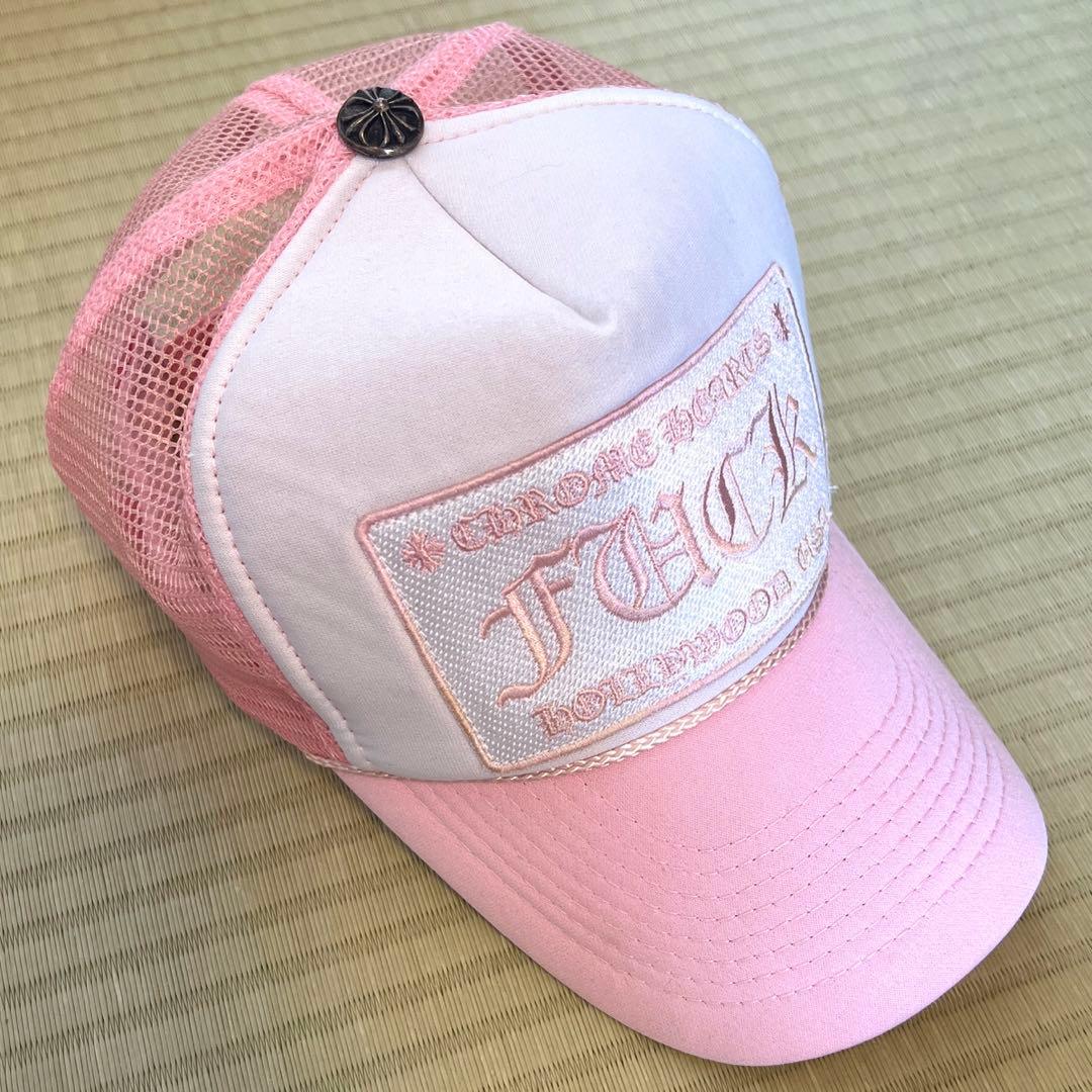 クロムハーツ メッシュキャップ ピンク
