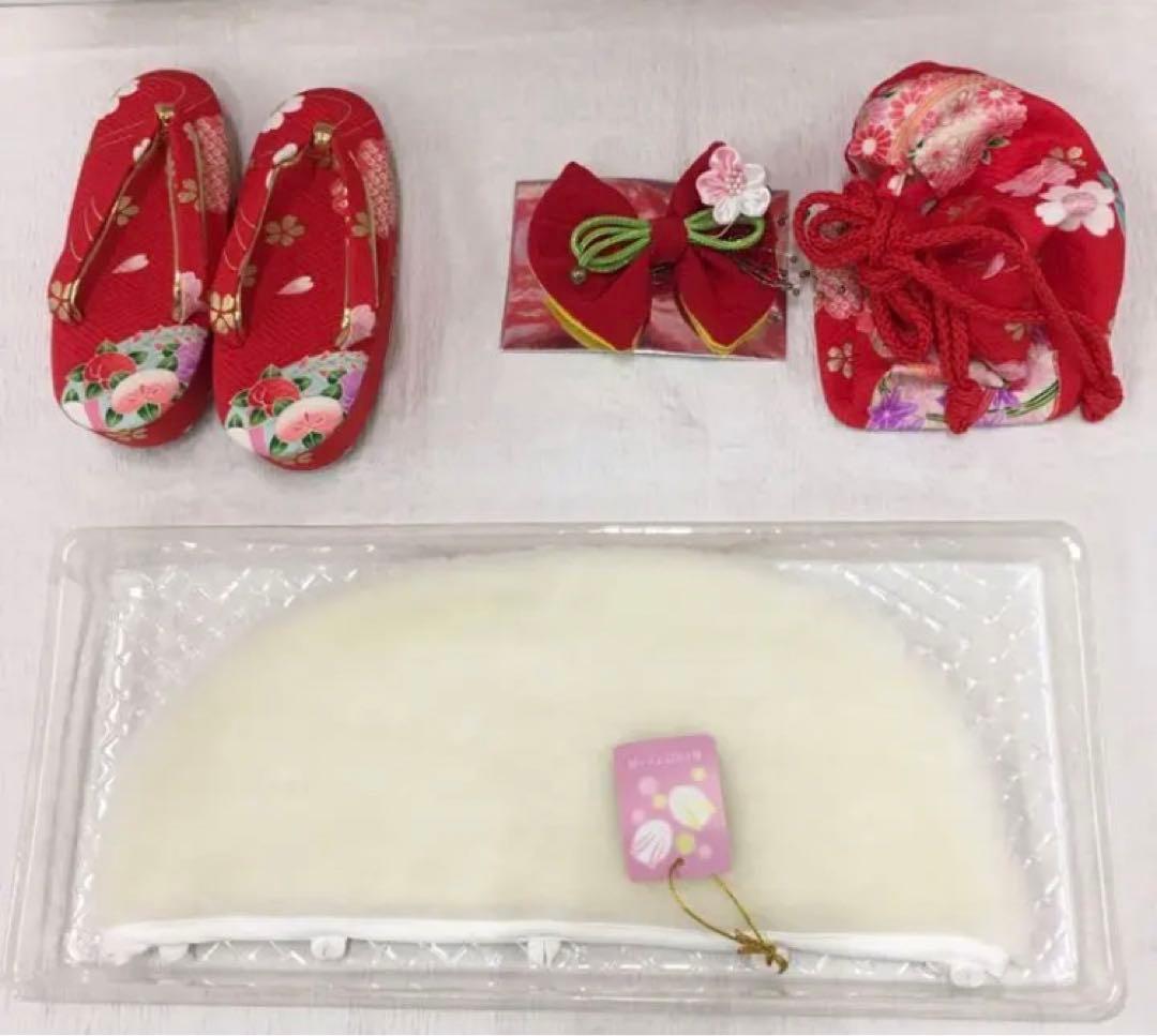 (3976) ♥ 七五三 三歳 女の子 被布セット正絹♥