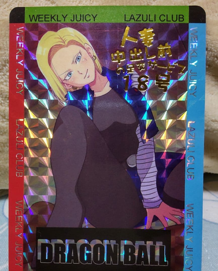 セクシー美女キャラクターカード ドラゴンボール 18号 ラスト