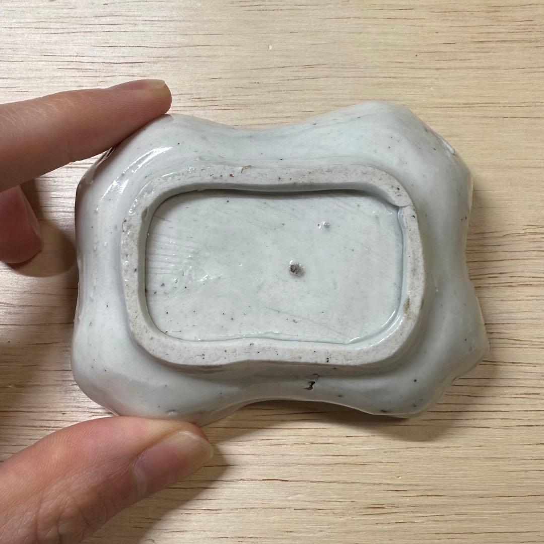 古伊万里 こんにゃく印判 盃 型紙摺印判 小皿 江戸時代 初期伊万里 古