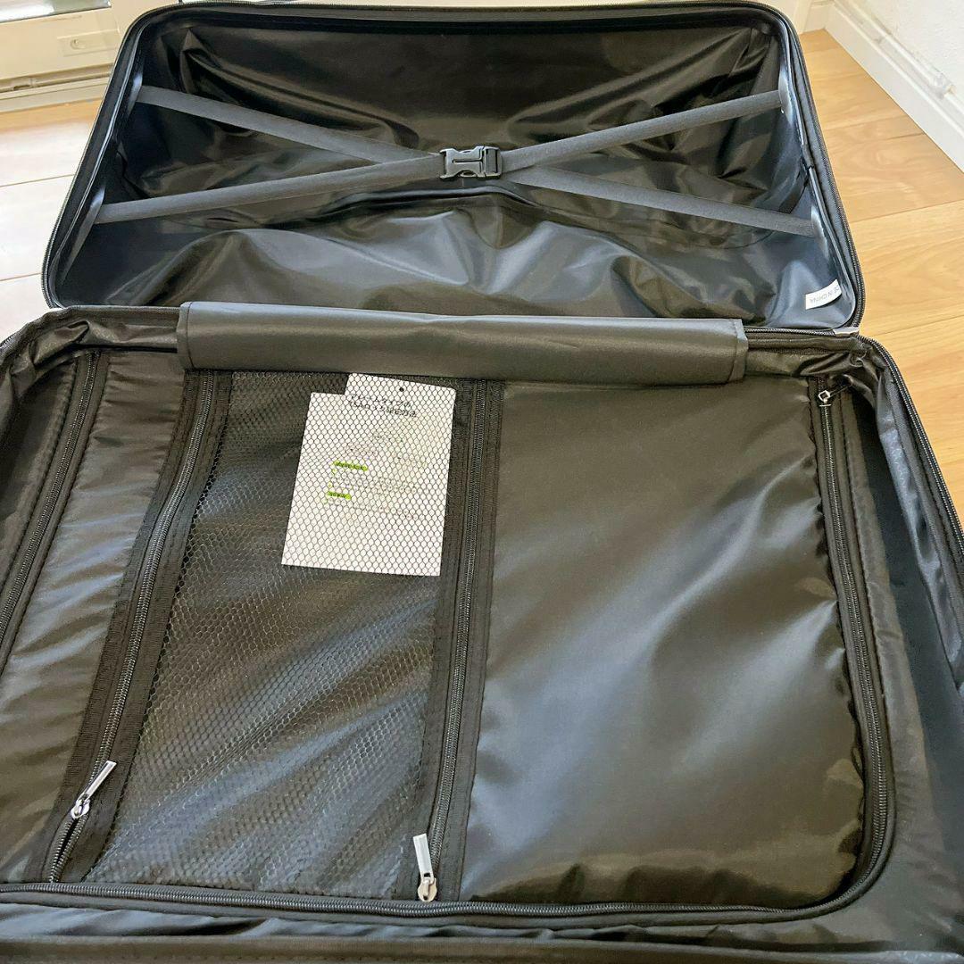 新品✔️スーツケース Lサイズ 100L キャリーケース 大容量 TSA グレー